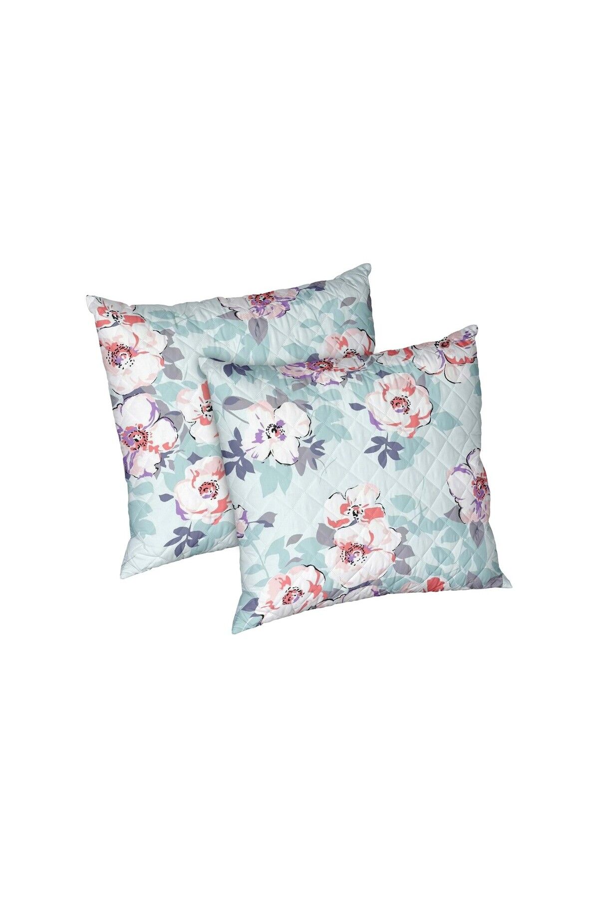 ALCAM Set Of 2 Marilla Pillows, Quilted Microfiber, 70x70 Cm - One Size