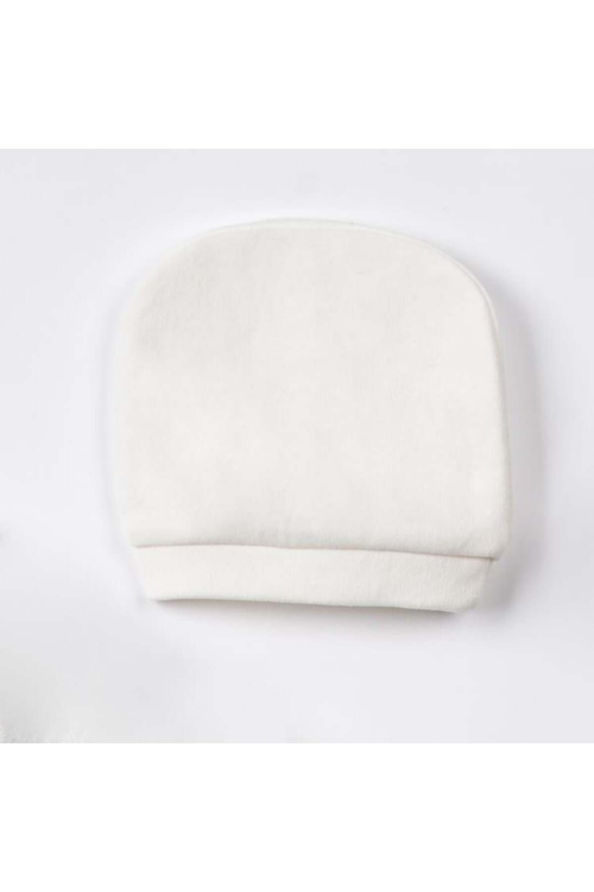 Necix's Kolej Yaka Çıtçıtlı Şapkalı Eldivenli Üçlü Tulum Beyaz fotoğrafı 3 (önizleme)