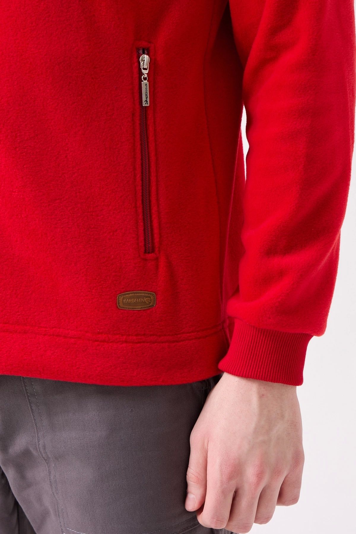 Kardelen İş Elbiseleri-Galanthus Fleece Coat Men's Zip-Up Warm Comfortable and Durable Winter Fleece 6