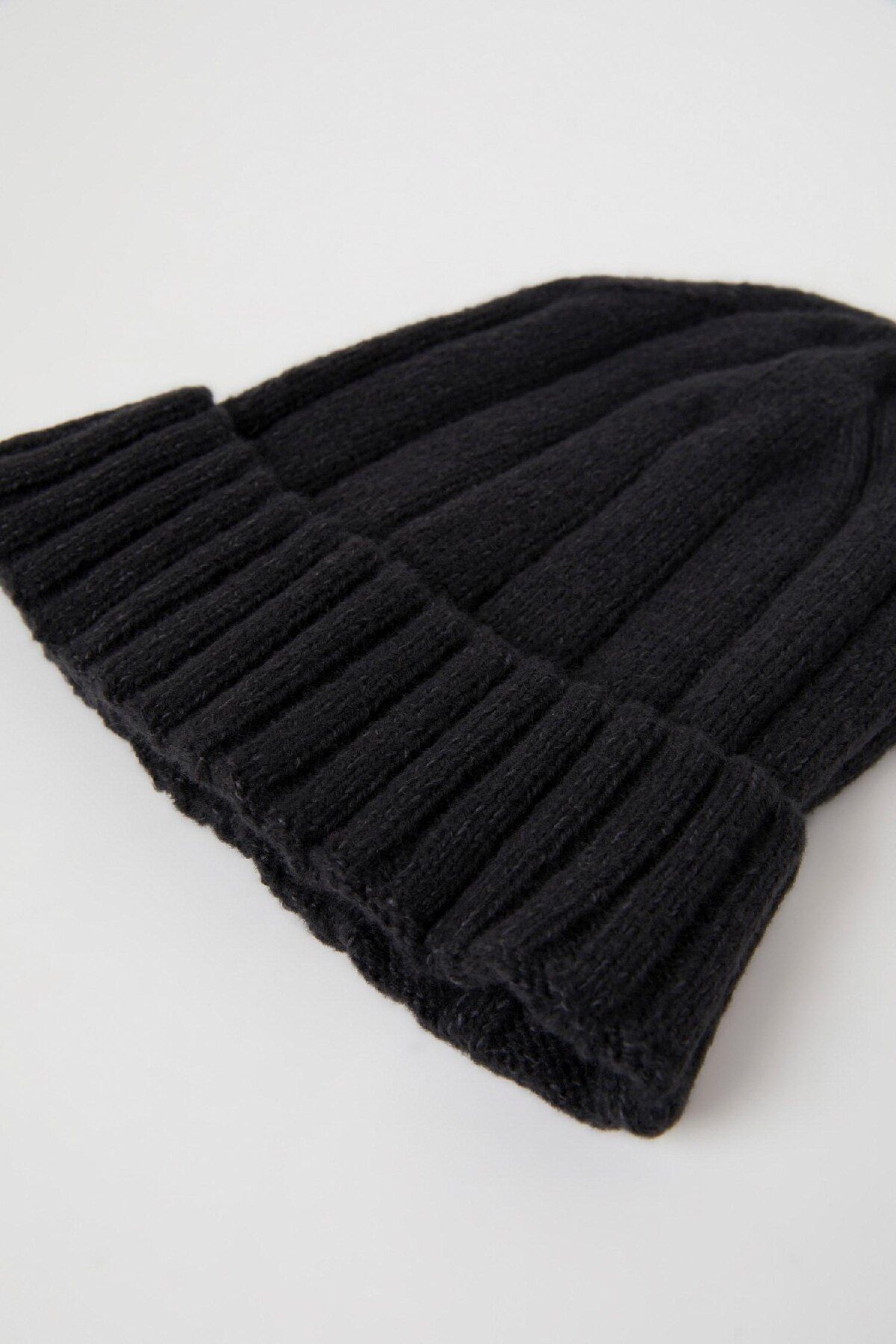 DeFacto-Men's Corded Basic Plain Knitted Beret C7139Ax24Wn 3