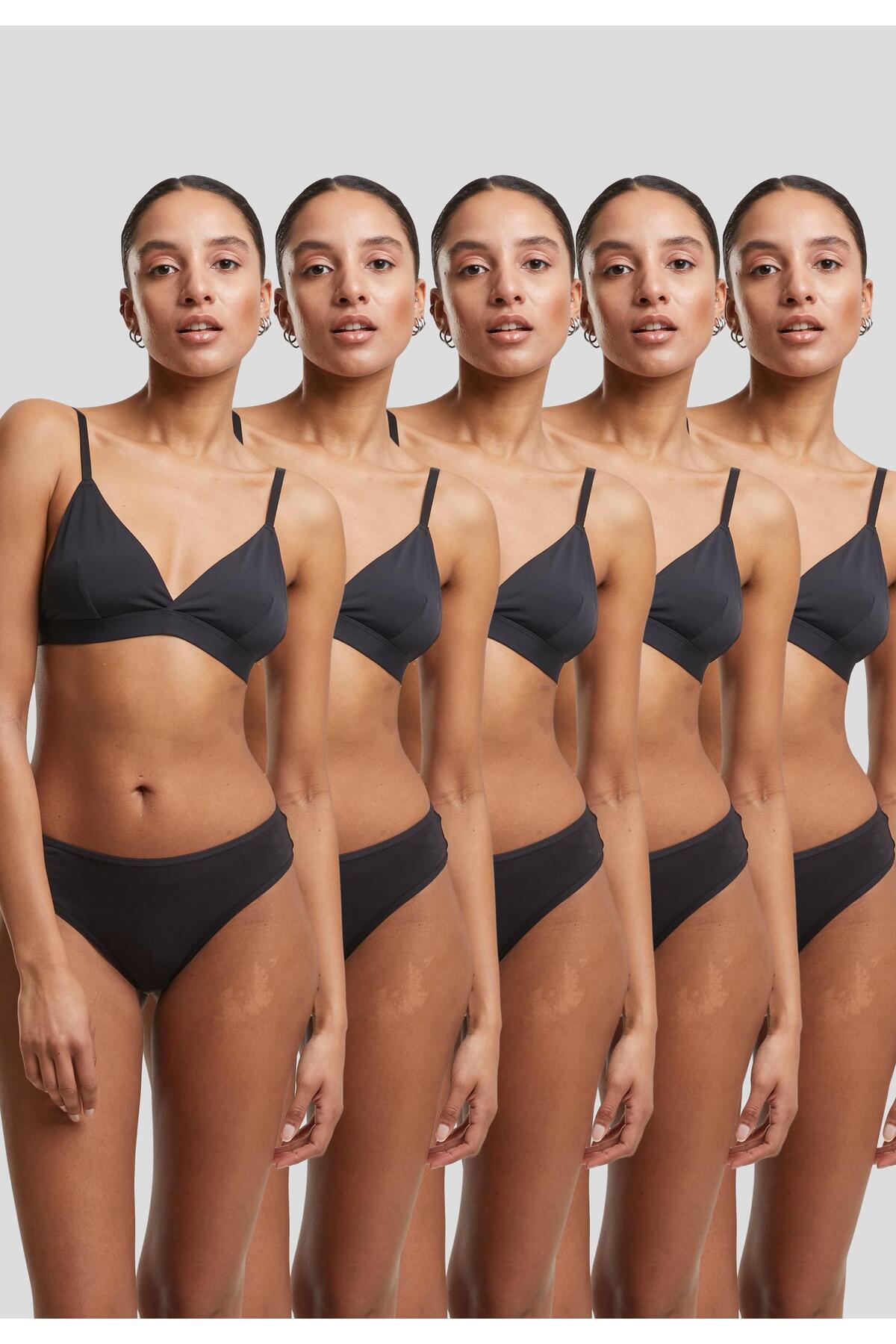 Urban Classics-Ladies Bamboo Brazilian 5-pack 4