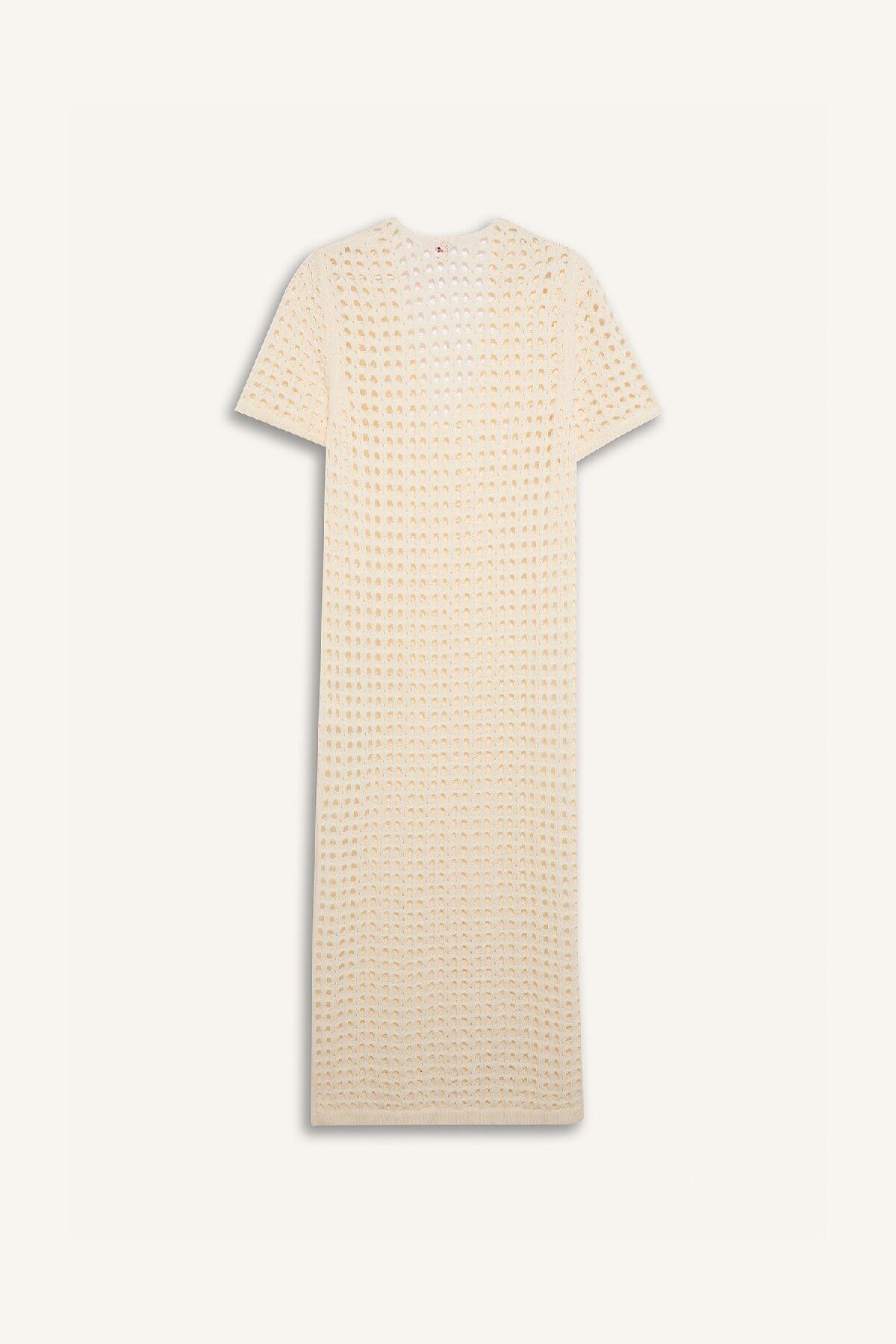 DeFacto-Strickwaren mit V-Ausschnitt – Kurzarm-Strandkleid C6138ax24sm 3
