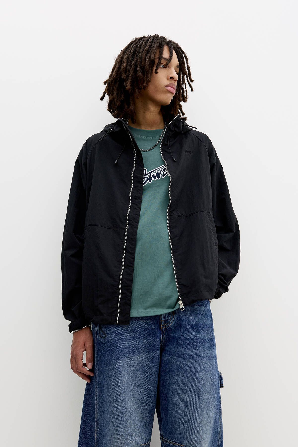 بارانی سرپوش دار STWD Pull & Bear