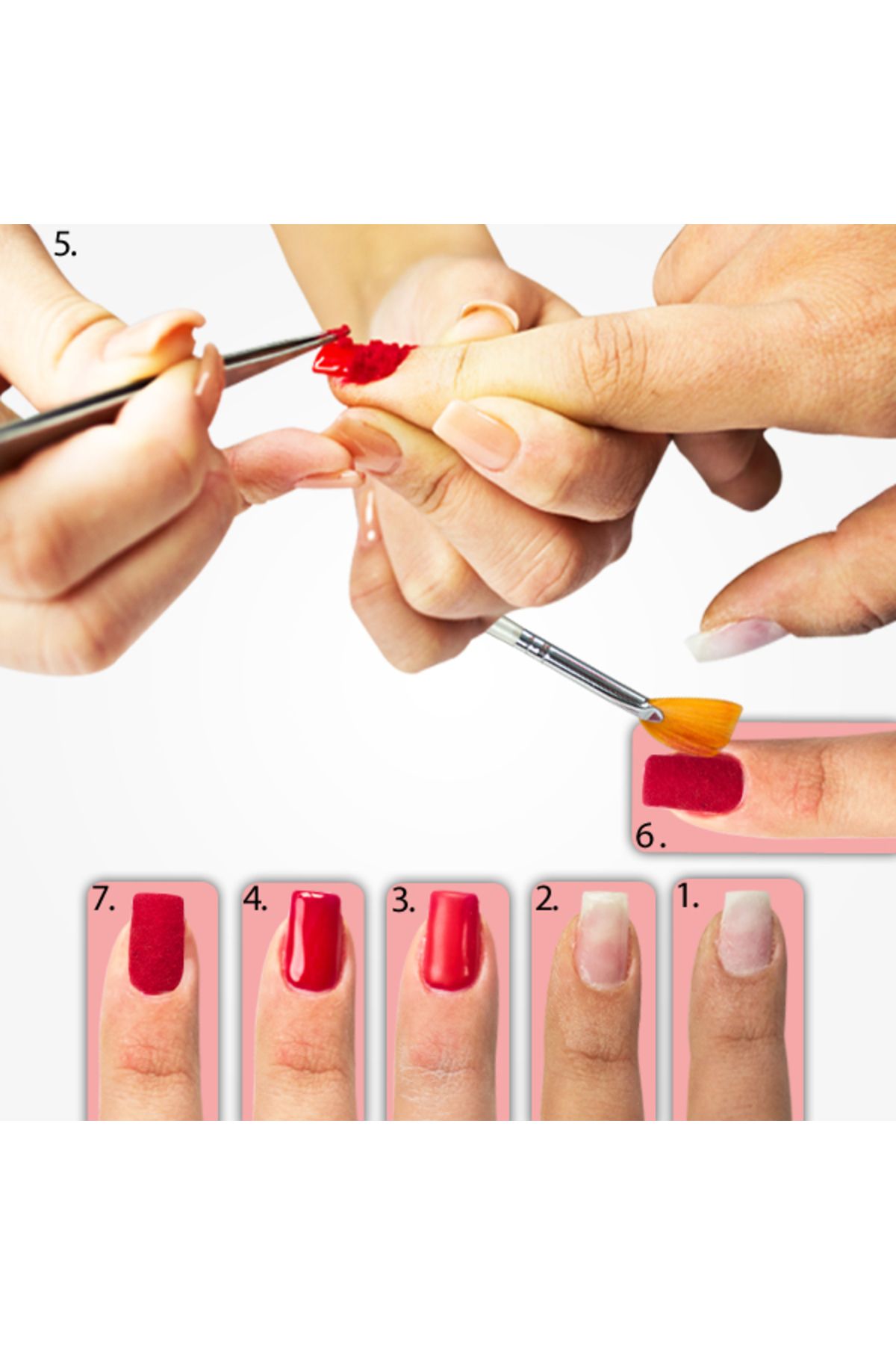 Cupio-Red Velvet Nails 3