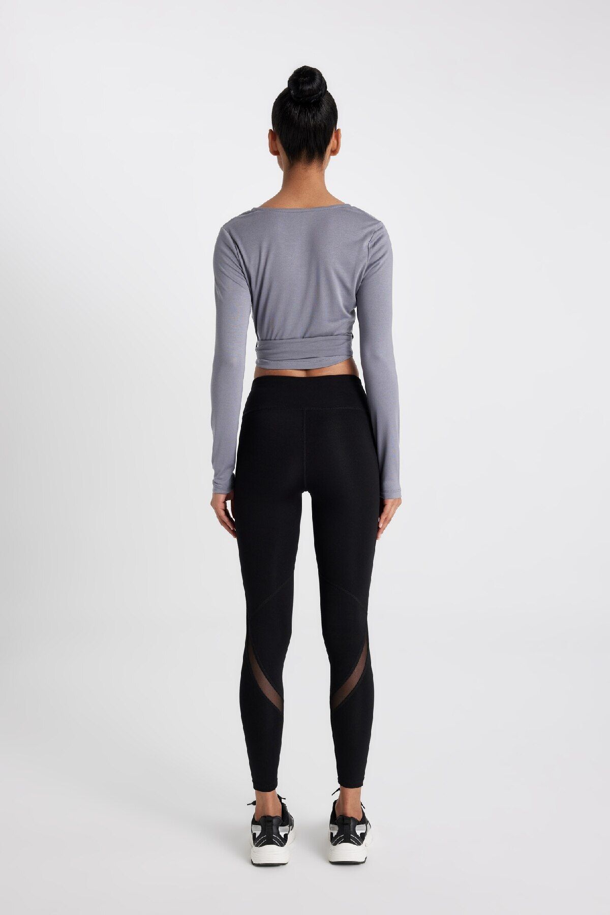 DeFacto-DeFactoFit - Sport-Leggings aus schwerem Stoff, taillenbetont - C3509AX24SM 7