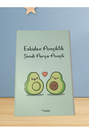 BY CAPPİ 14X21 Mottolu Defter Sert Kapak 80 YP Çizgili