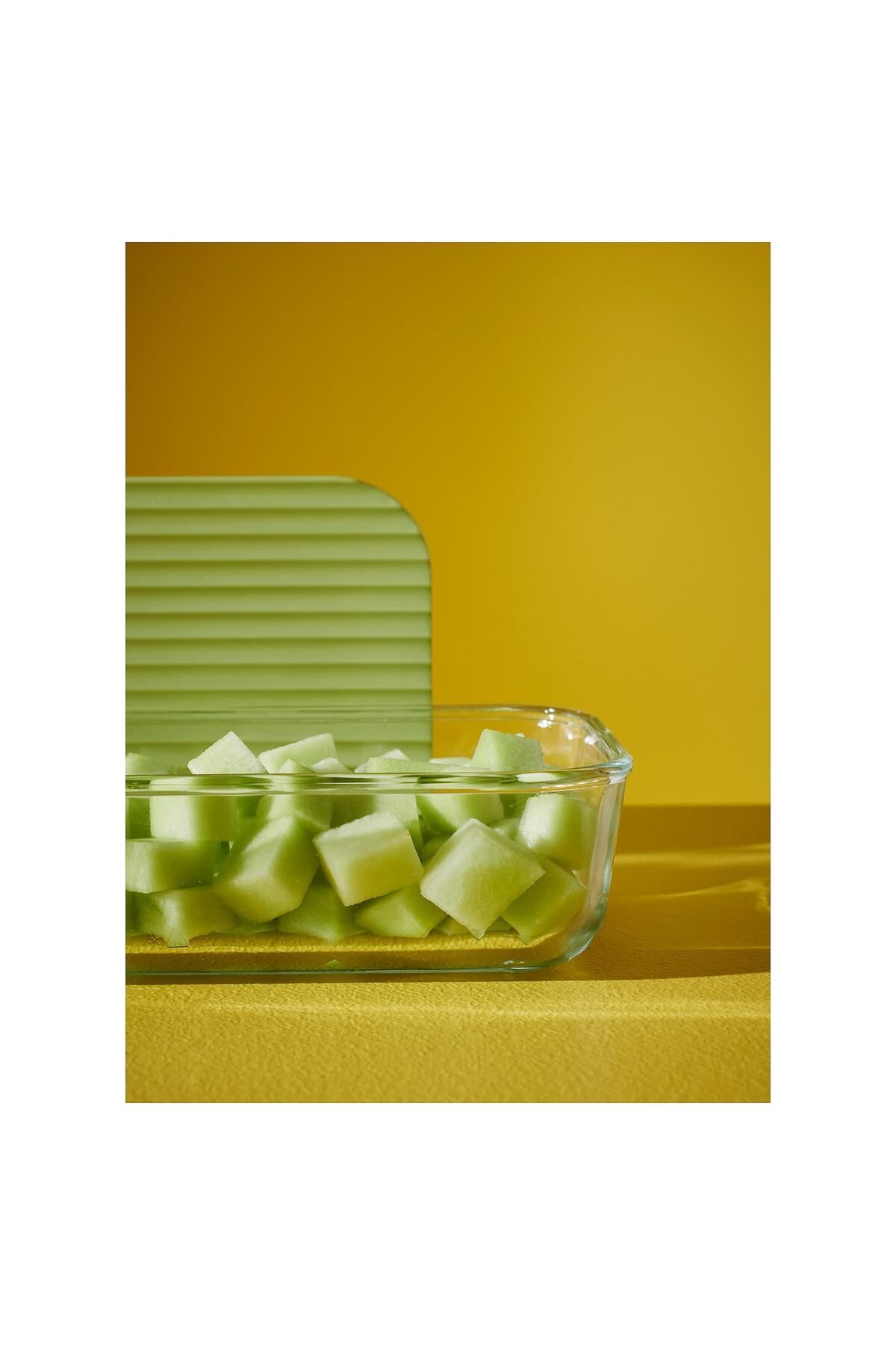 IKEA-HAVSTOBIS Food container with lid, set of 5, transparent/multicolour 5