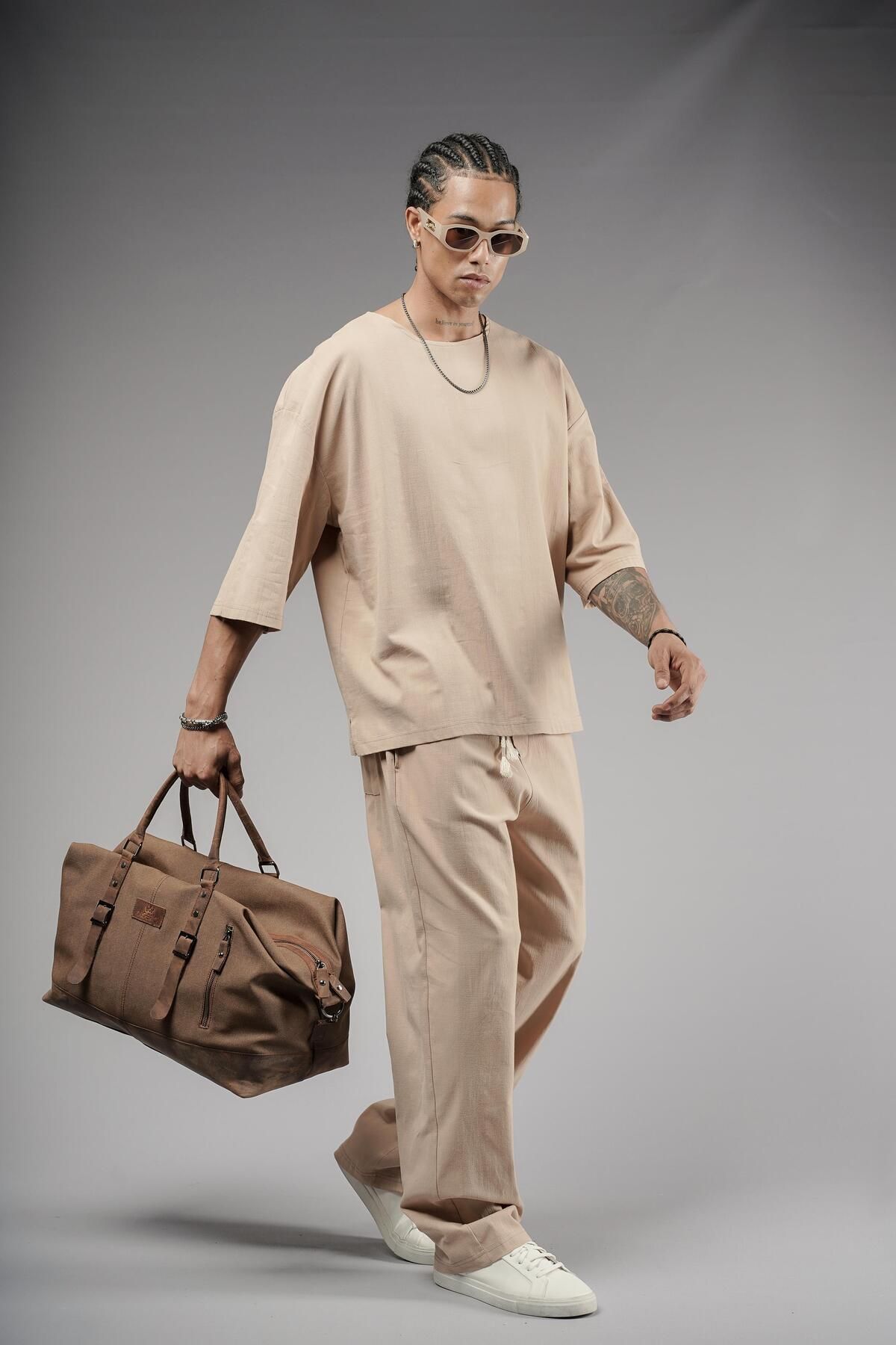 king brich-Oversize Mold Linen Bottom Top Set 3