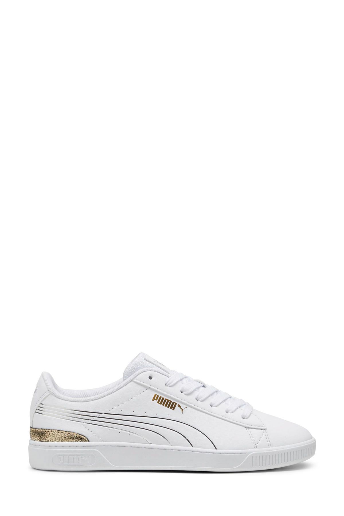 کفش ورزشی زنانه Vikky v3 Metallic Shine White Puma