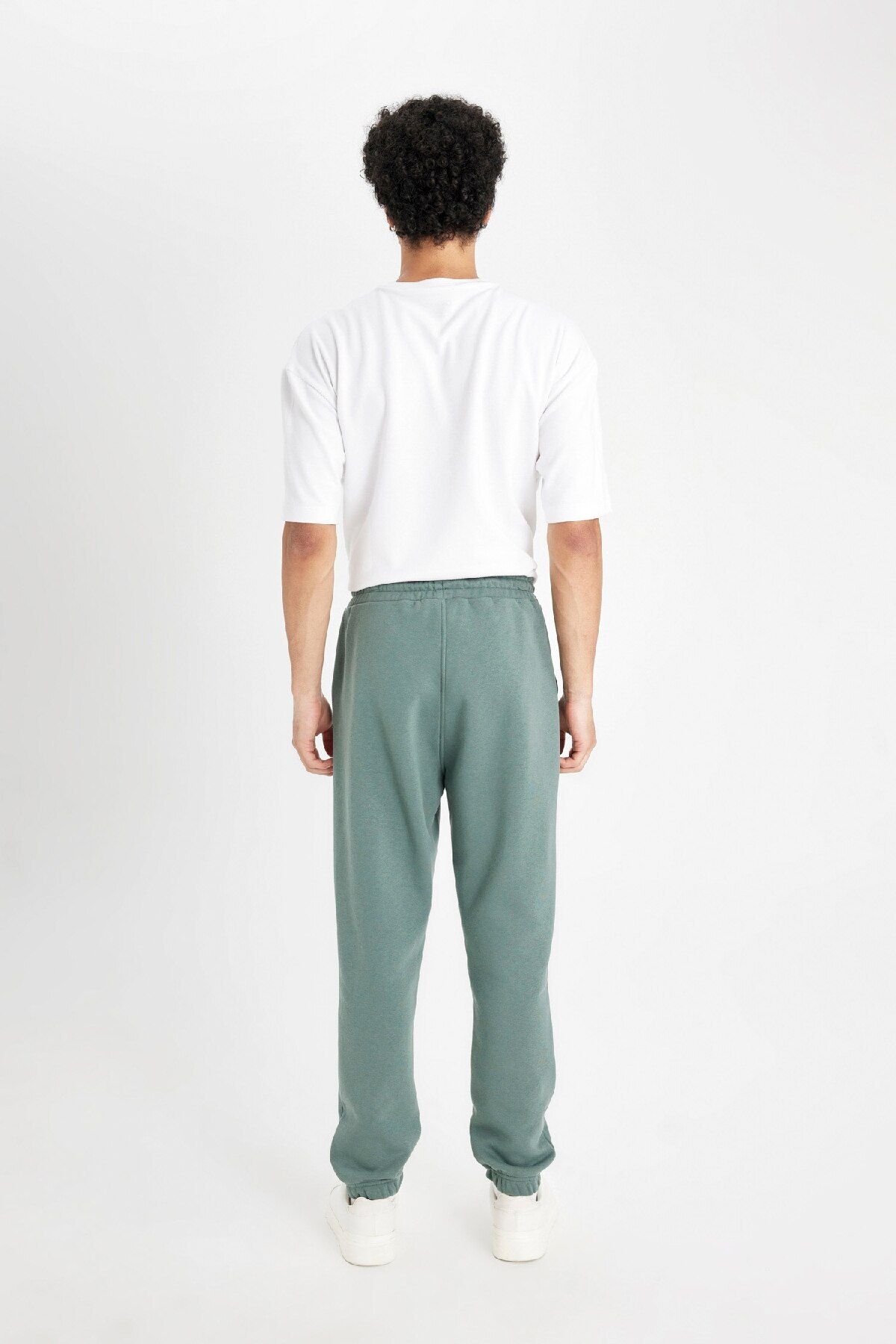 DeFacto-Regular Fit Jogger Sweatpants with Pockets Elastic Waist Leg X8286Az24Au 6