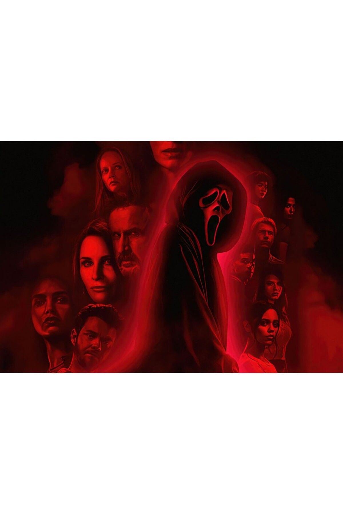 Zumzeria-Canvas Painting Scream Movie, 80x50cm, tableau1169, Zumzeria ® 1