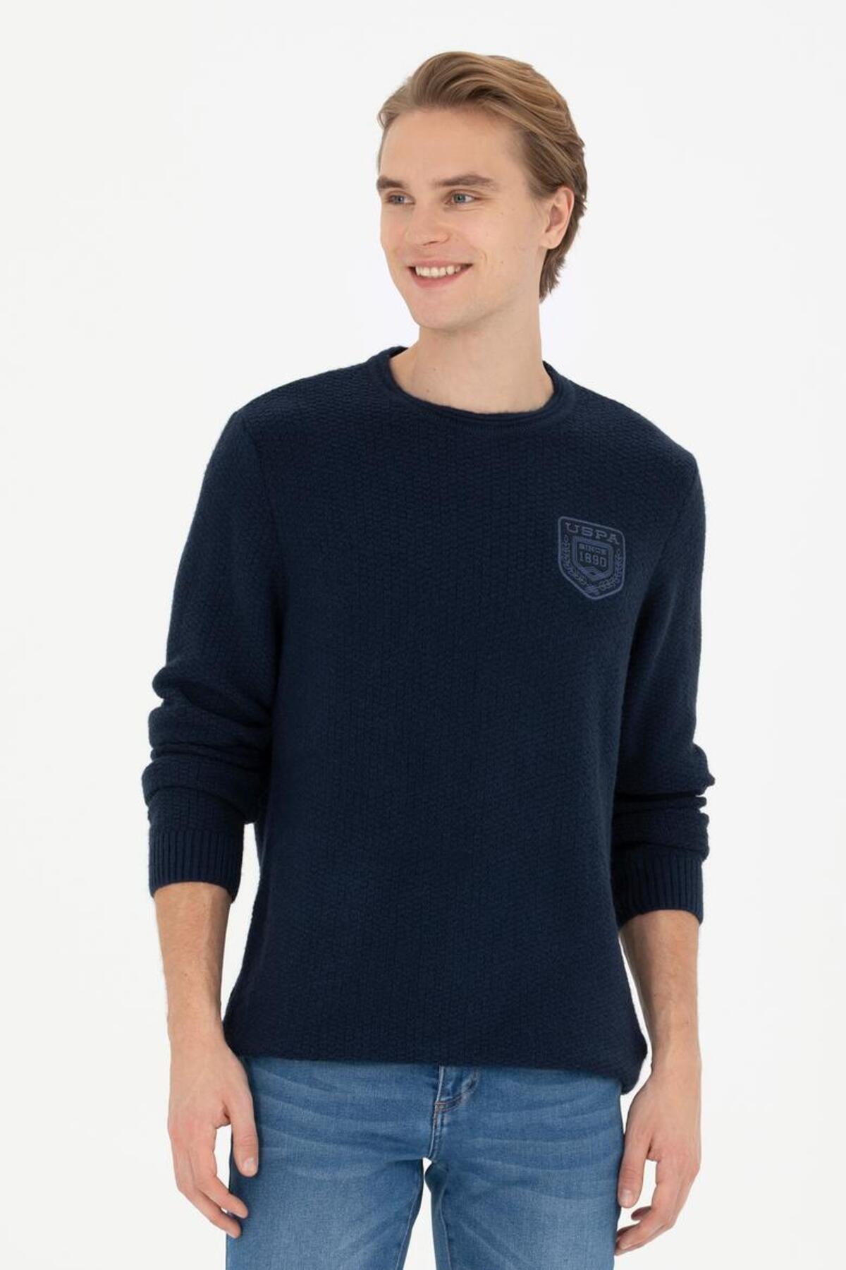 یو اس پولو ژاکت سرمه‌ای مردانه