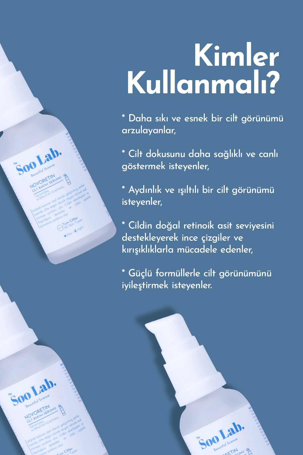 NovoRetin Cilt Bakım Serumu | NovoRetin, Panthenol, Hyaluronic Acid | 30 ml — 8684824382089 — تصویر 4 از 5