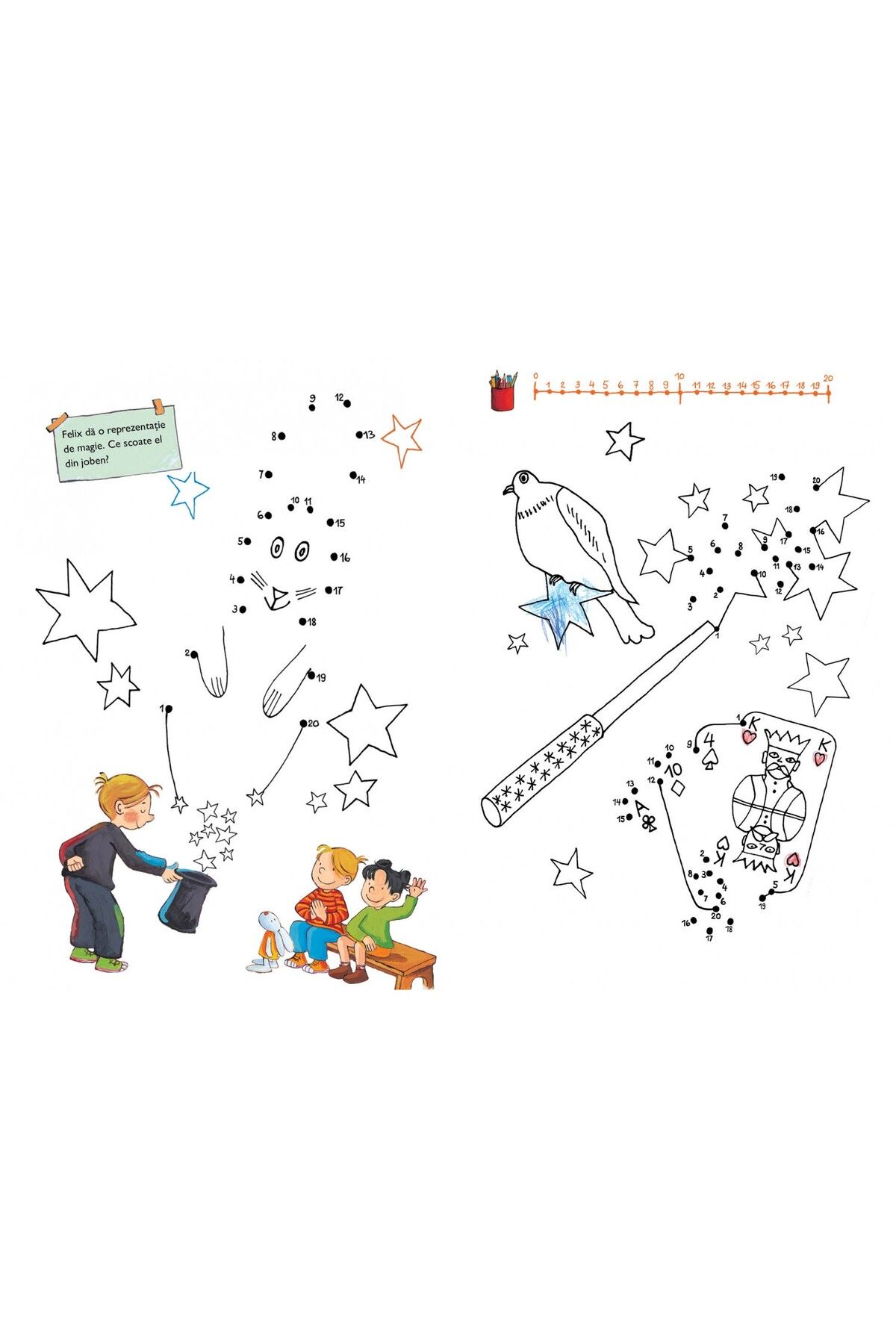 Didactica Publishing House-Children's book, Learn with Max, Dot by dot - From 1 to 20, from A to Z, 3+ years 4