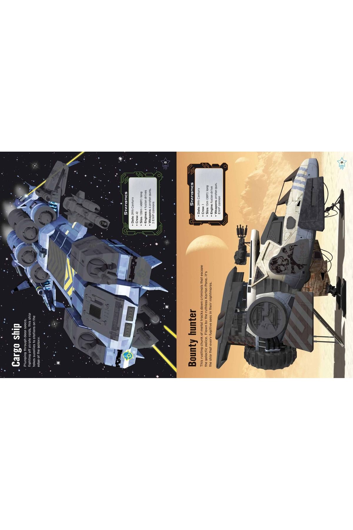 Usborne-Sticker book - Build your own Spaceships Sticker book 3
