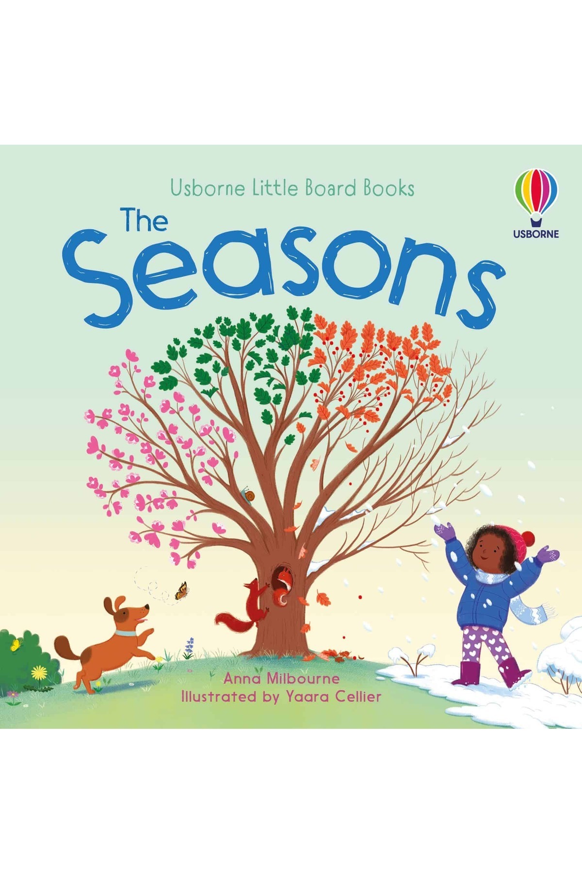 Usborne Детска книга - Little Board Books Сезоните