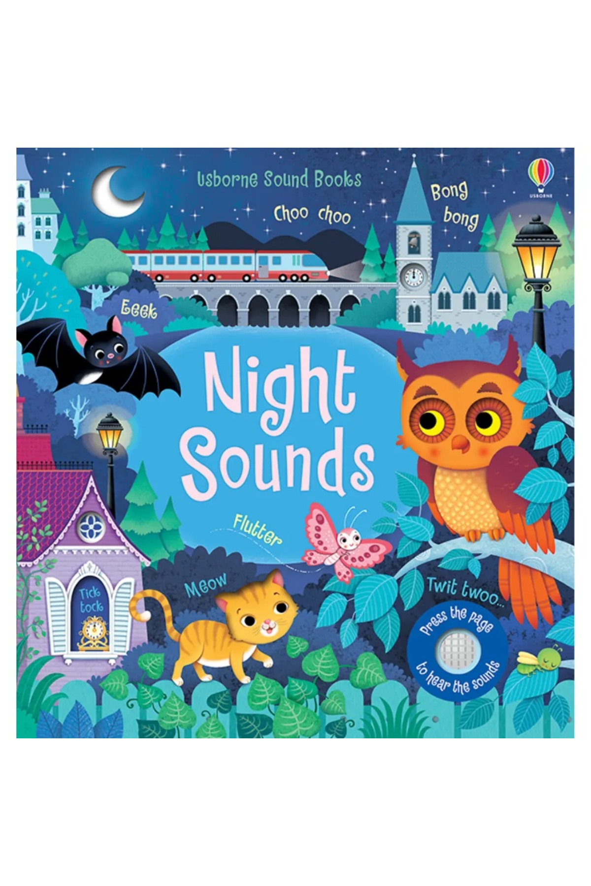 Usborne Детска книга - Нощни звуци - Книга със звуците на нощта