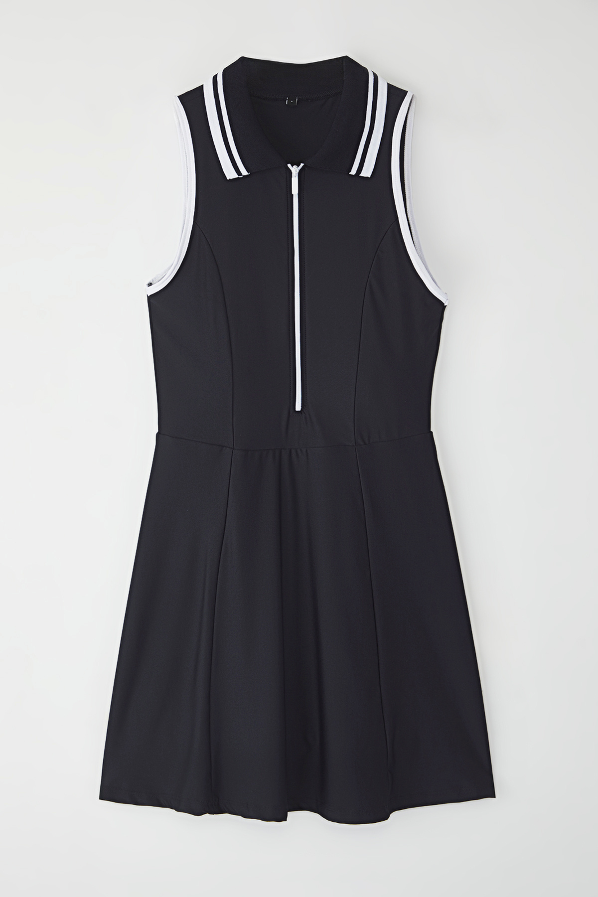 Trendyol Collection-Námořnická modrá mikro tkanina na zip a tenisový pletený sportovní oblek THMSS25EL00005 5