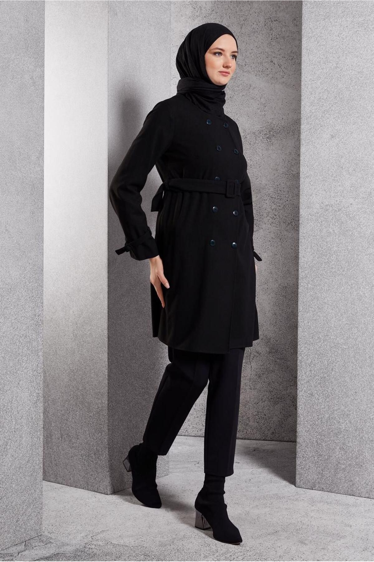 ژاکت کمربندی 45167 Alvina