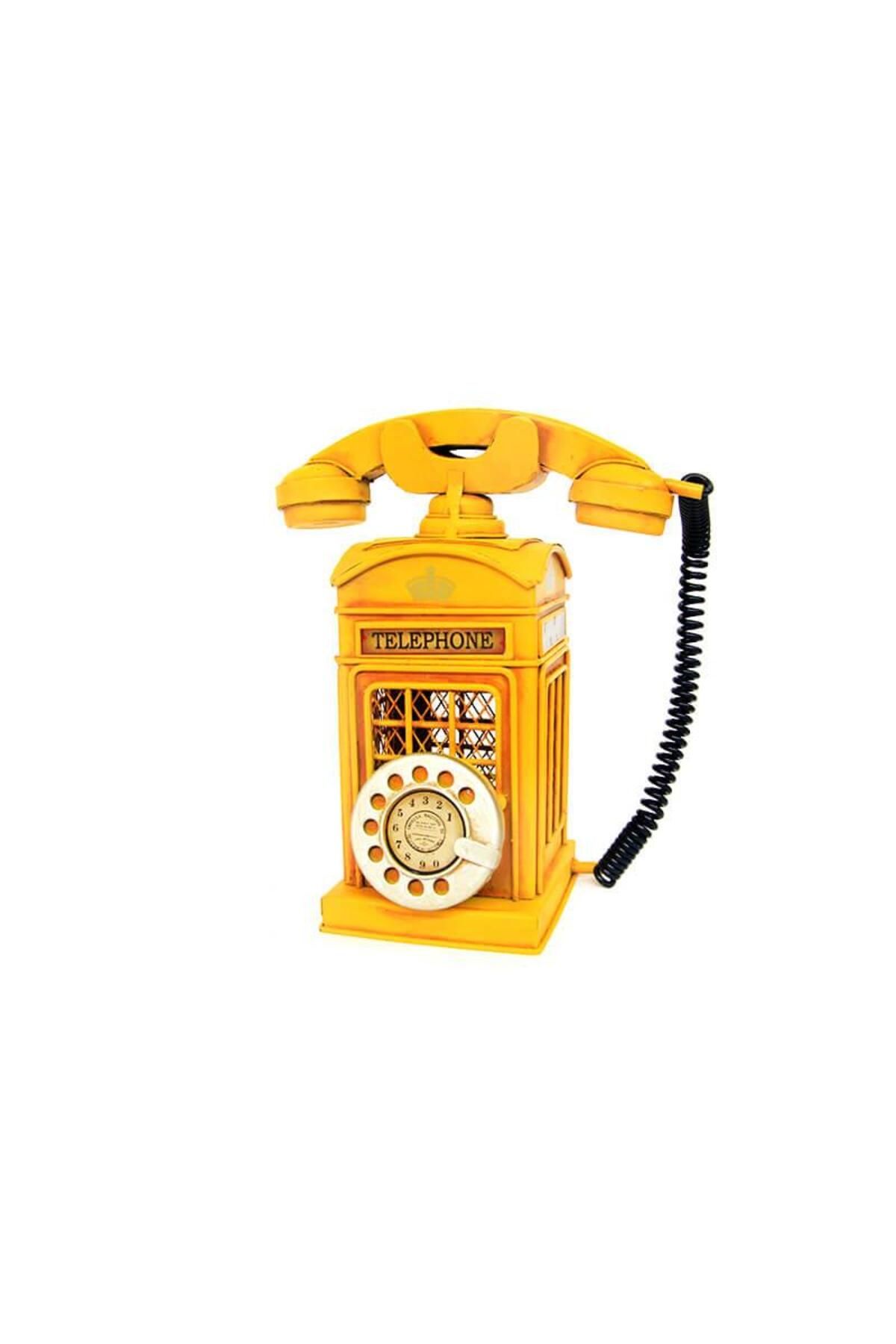 KENPAZAR Dekoratif Metal Ahizeli Telefon Kumbara Biblo Hediyelik