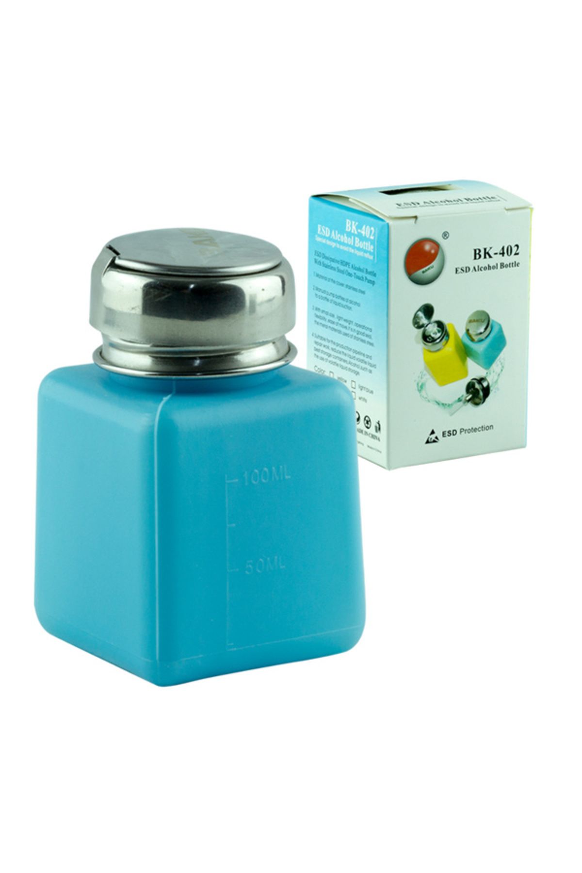 Narnuga BAKU BA-402 PLASTİK BOŞ ALKOL ŞİŞE (100 ML) (4767) - MCT9812-2105