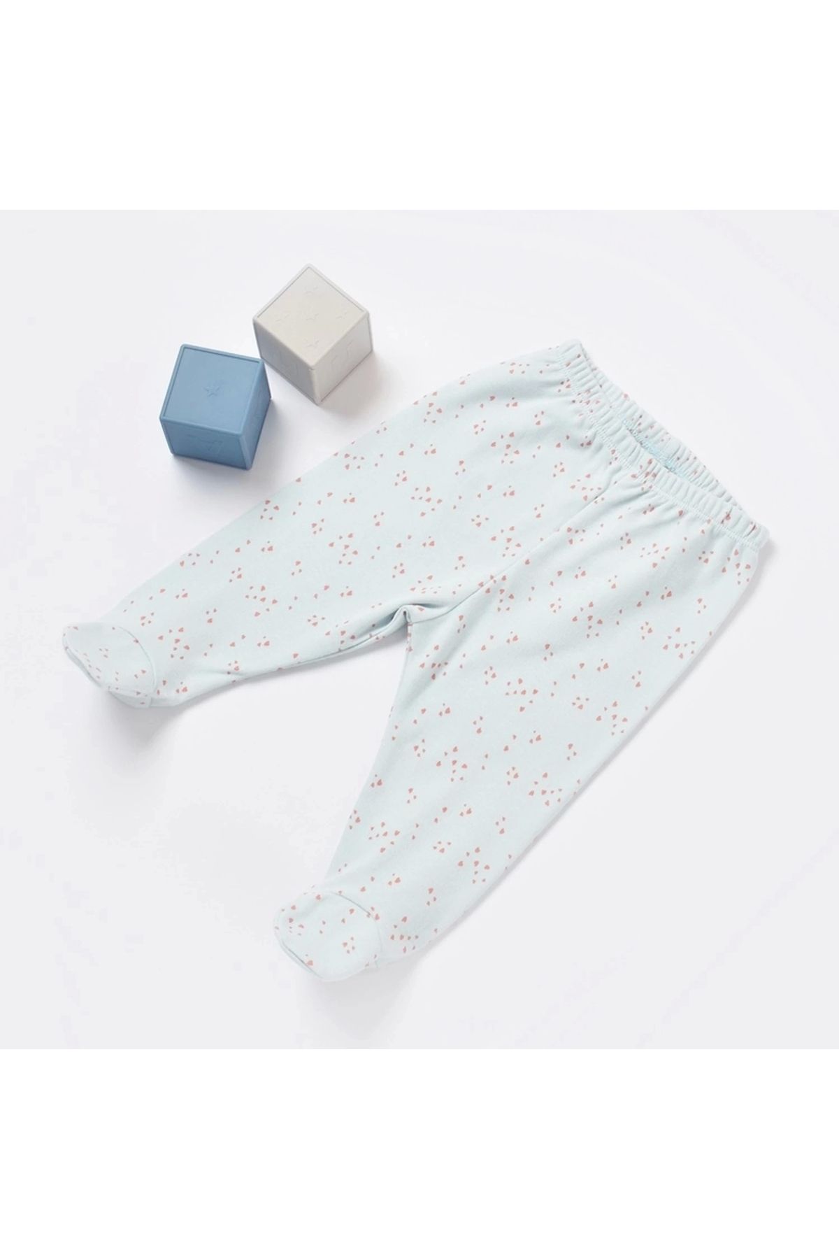 Bibaby Biorganic Pretty Ears Bunny Patikli Pantolon 57814 Mint