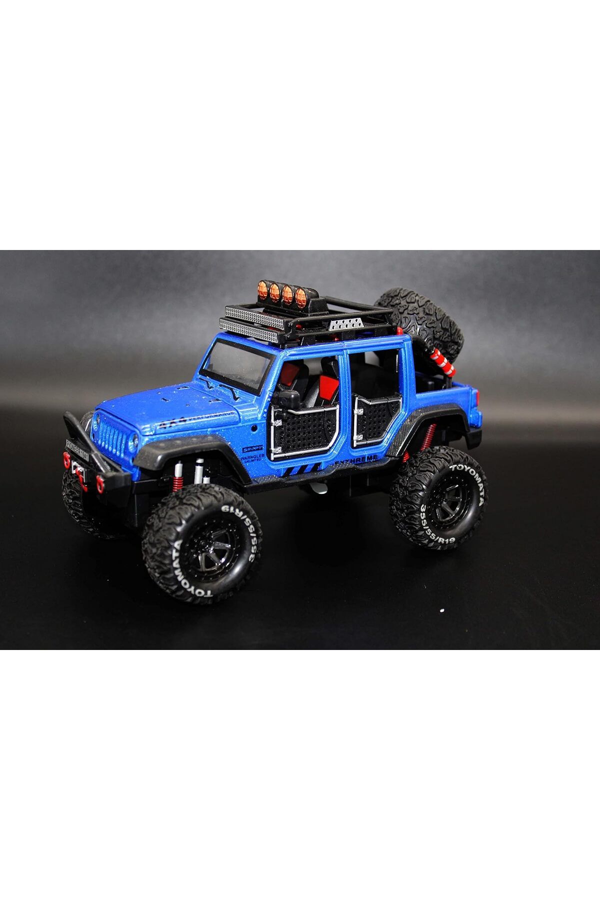 Generic-Jeep Off-Road Kings Jeep Wrangler Unlimited Variable Color Diecast Vehicle (1:24 Scale) (Multicolor) 3