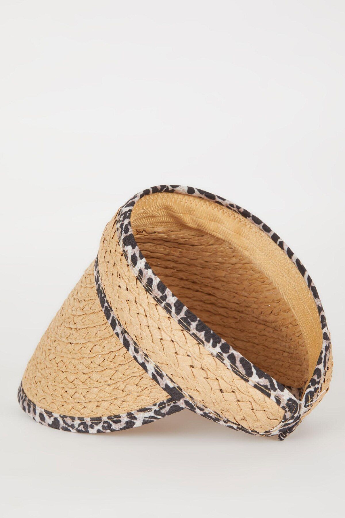 DeFacto-Damen-Strohhut mit Leopardenmuster – T8445AZ24SM 5