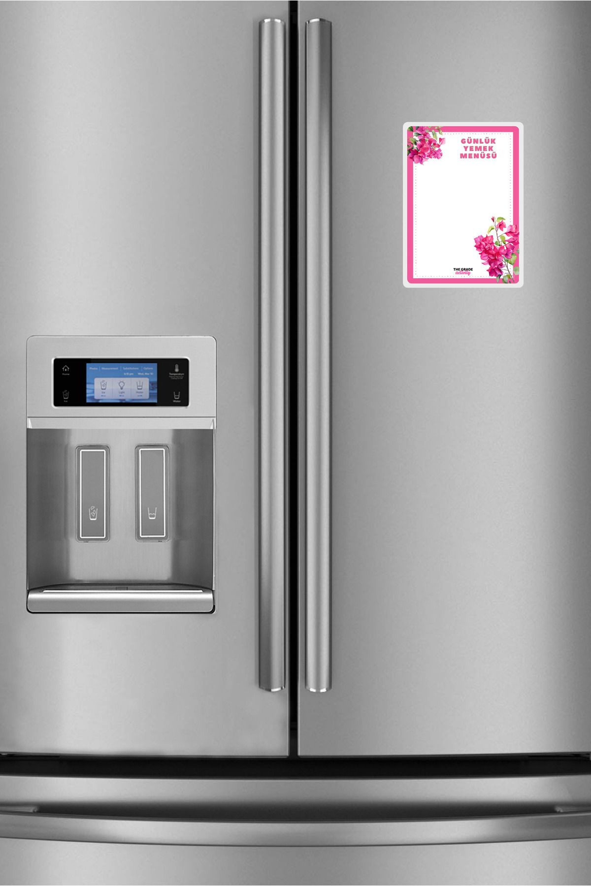 The Grade-Summer-Sil Notepad My Meal List Refrigerator Notepad.Magnetic Refrigerator Notepad.Magnet Notepad.21X15Cm 3
