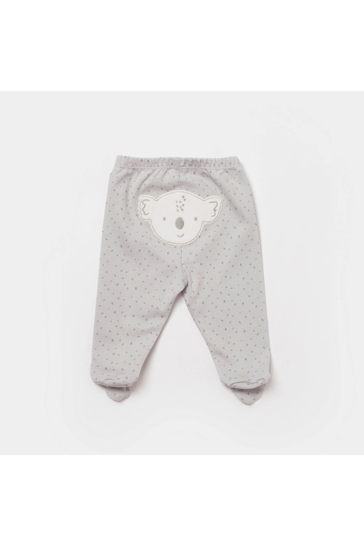 Bibaby Biorganic Koala Jungle Patikli Pantolon 57888 Gri