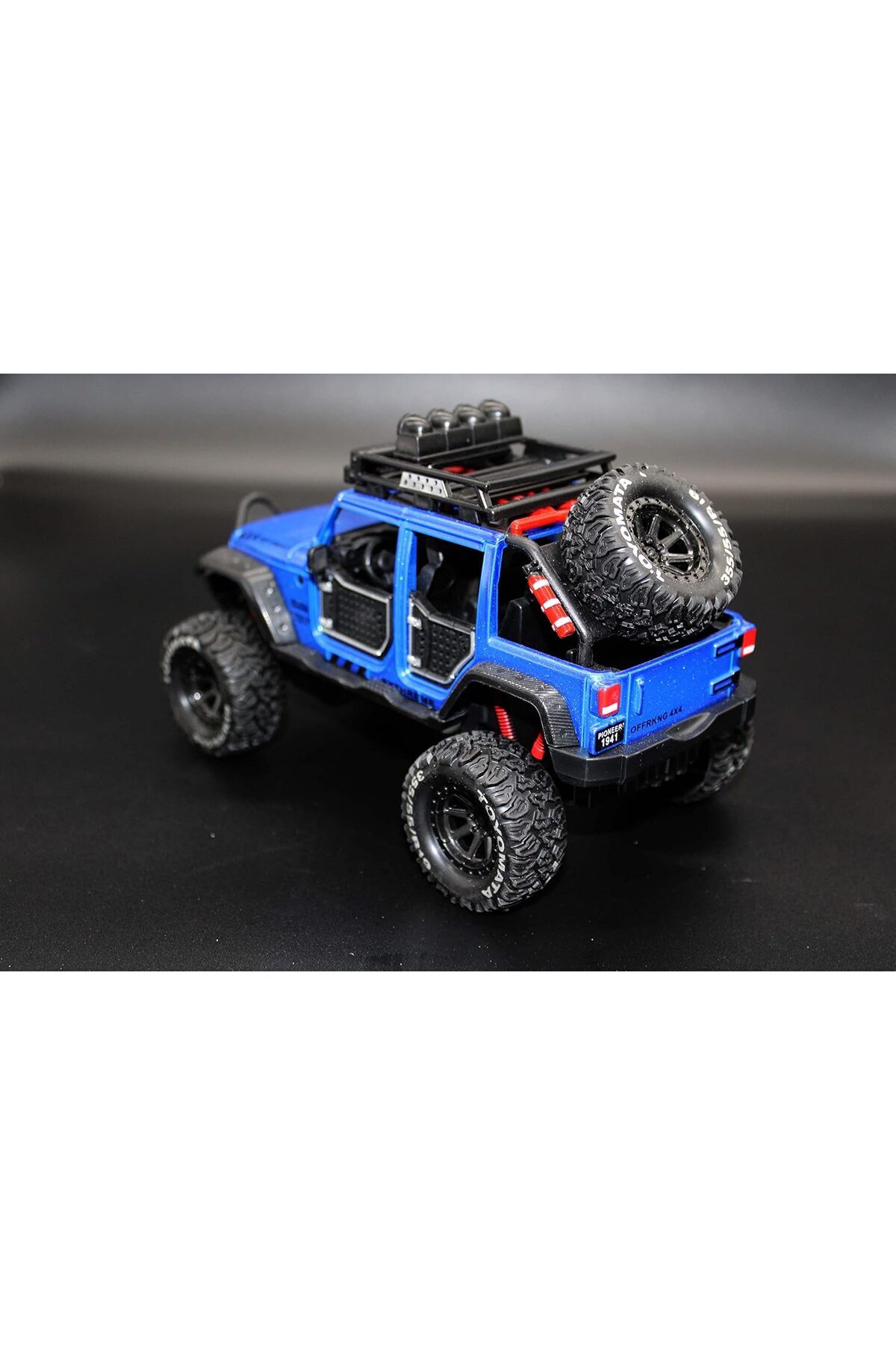 Generic-Jeep Off-Road Kings Jeep Wrangler Unlimited Variable Color Diecast Vehicle (1:24 Scale) (Multicolor) 5