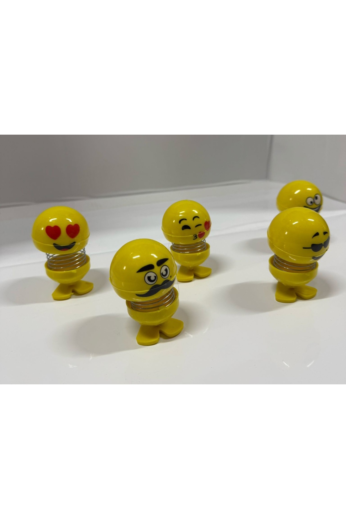 TOYSTAR Zıp Zıp Emojili Sevimli Kafalar ,Aksesuar Oyuncak 5 Adet