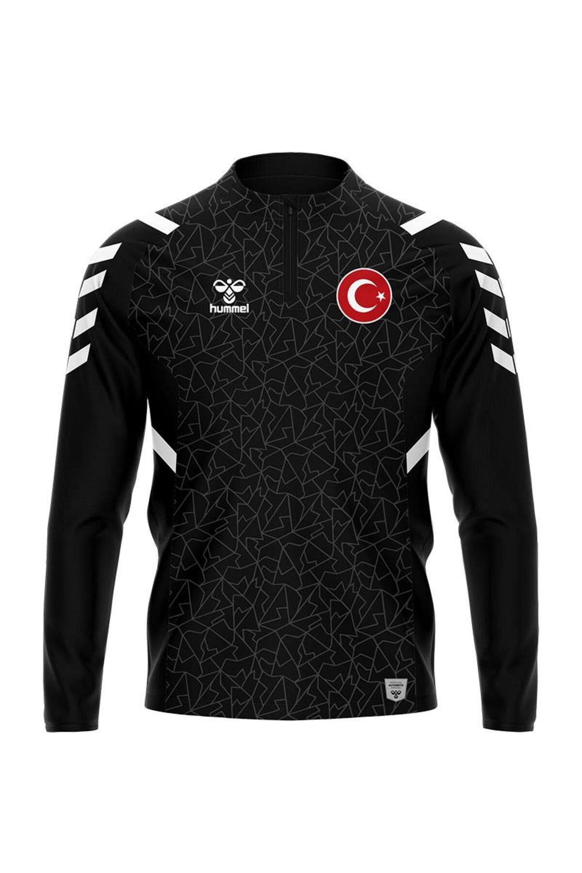 hummel Milli Takım Antrenman Eşofman Üstü Forma   Siyah