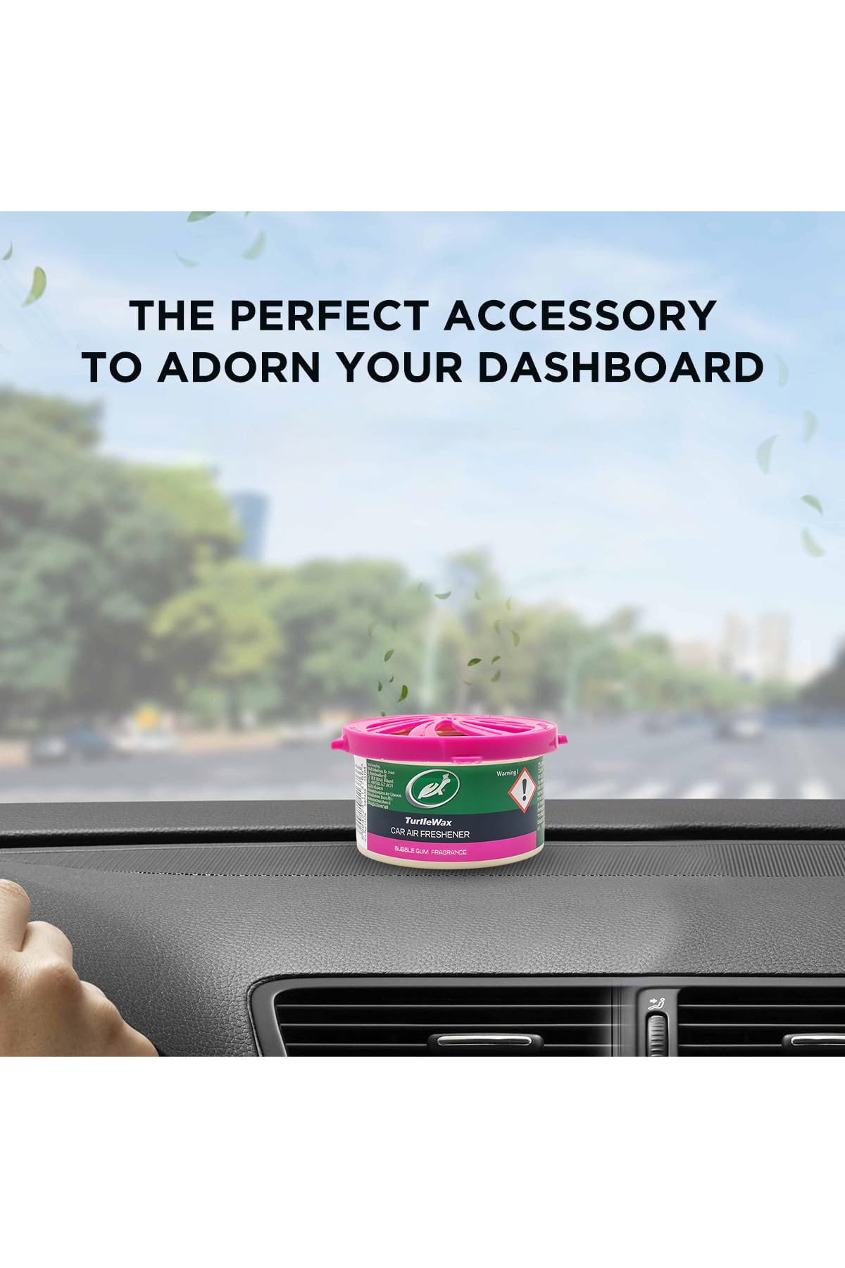 Turtle Wax-Car Air Freshener Bubble Gum Fragrance 40g – Long Lasting, Spill Proof, Compact Design 6