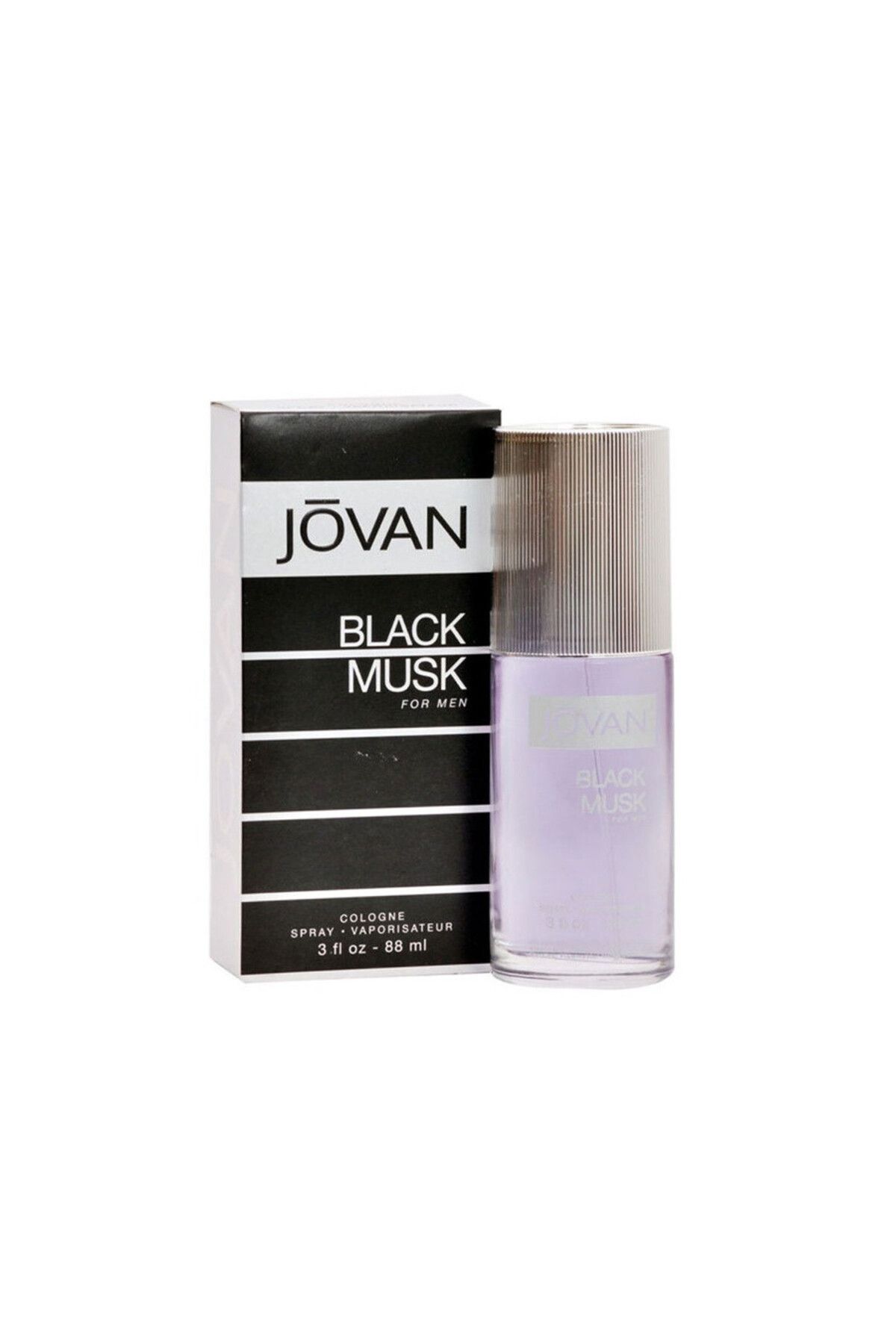 Jovan-Jovan Black Musk Eau de Cologne for Men, 88ml 1
