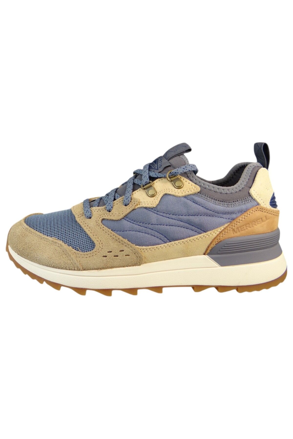 Merrell-Herren Low Sneaker Wanderschuhe Alpine 83 Recraft Low Top J007005 Blau  Indigo Leder und Textil mit 3