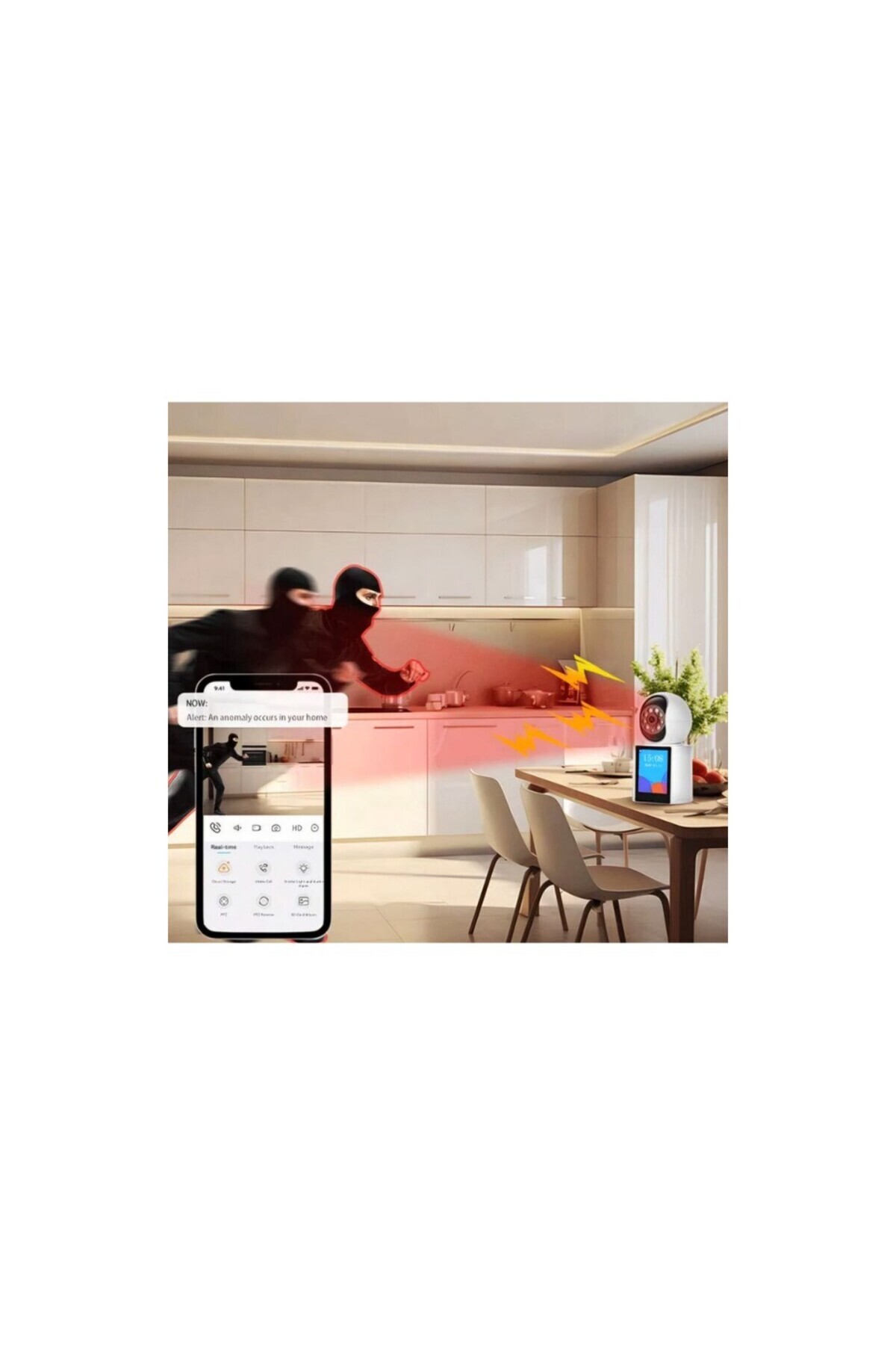 Store INT- cmR53 Sesli ve Görüntülü Görüşme Yapılabilen Uzaktan Izleme Ip Bebek Güvenlik Kamera fotoğrafı 2 (önizleme)