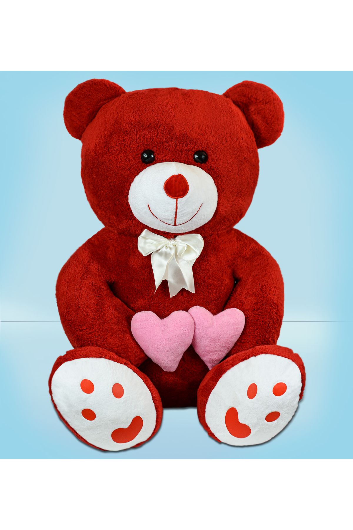 Özgüner Oyuncak-"Bobo Double Heart Plush 130 cm - Perfect Gift to Hug!" 3