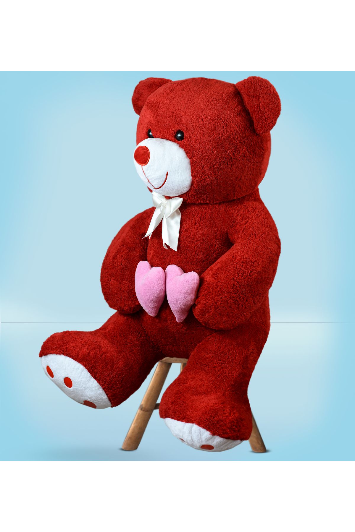 Özgüner Oyuncak-"Bobo Double Heart Plush 130 cm - Perfect Gift to Hug!" 2