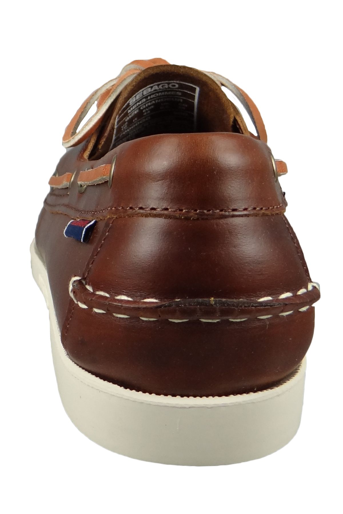 Sebago-Herren Segel-/bootsschuhe Halbschuhe Docksides 70000g0 Braun 900 Brown Leder 4