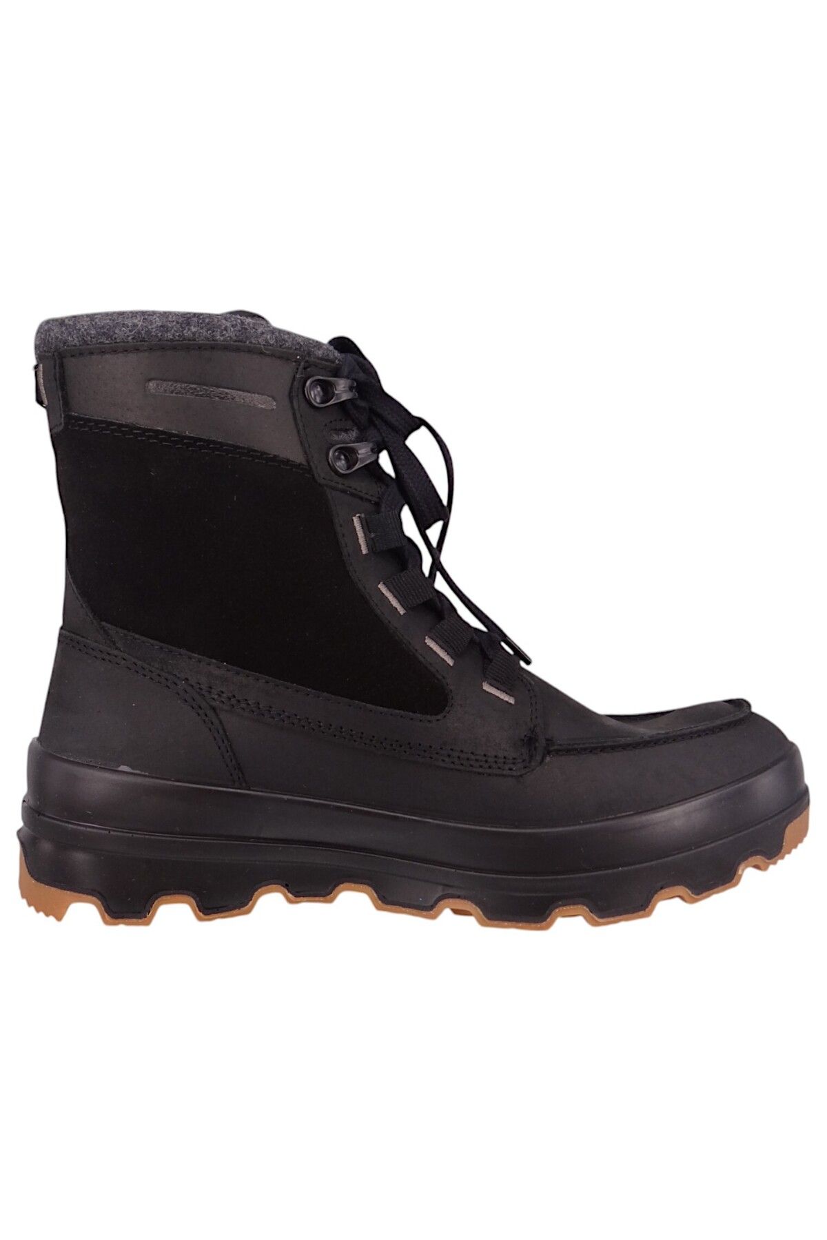 Kamik-Damen Winterstiefel Stiefel Winterschuhe Snowgem Wk2164 Schwarz Blk Black Leder/synthetik Mit Iceki 6