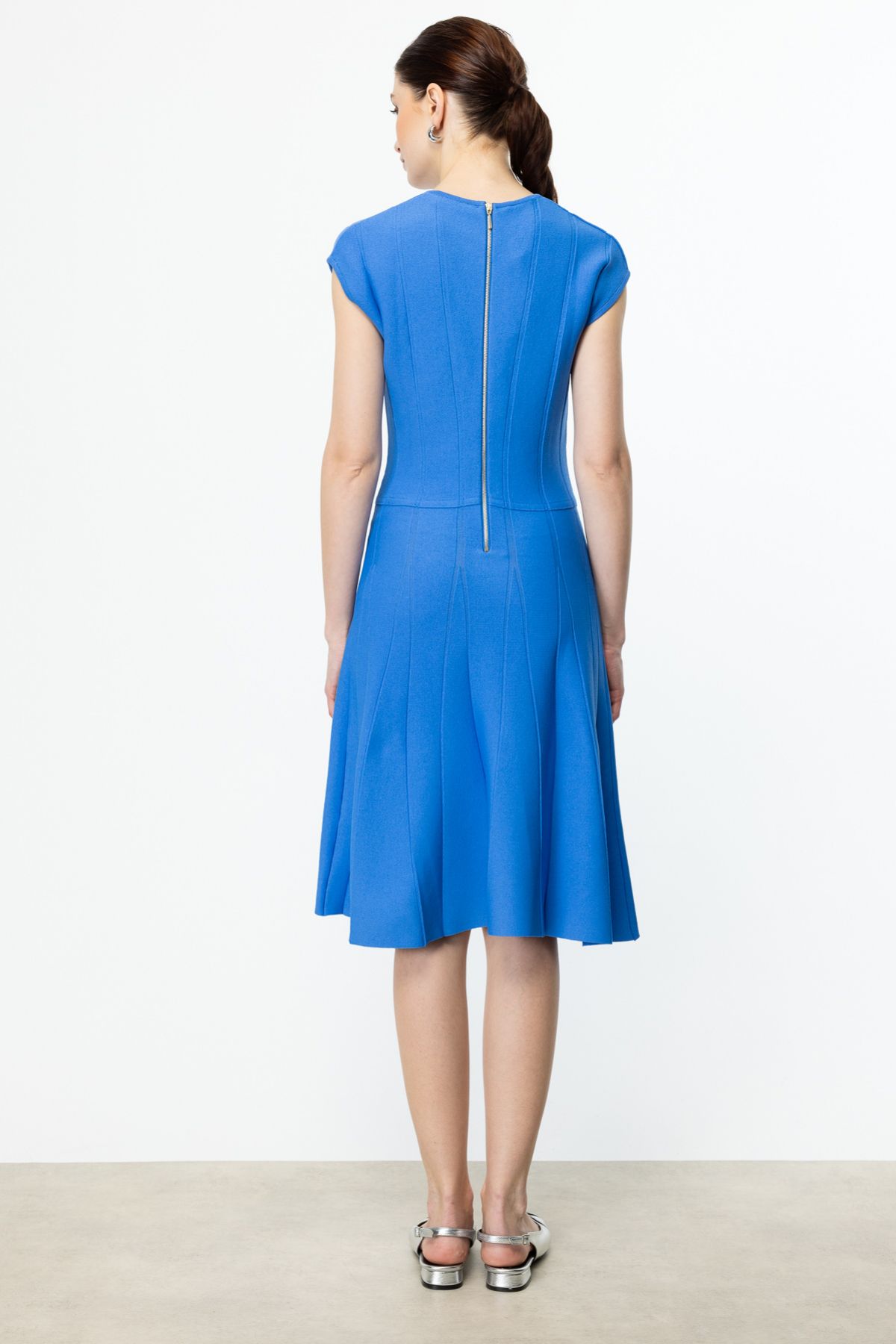 ON-Rochie - Albastru - A-line 5