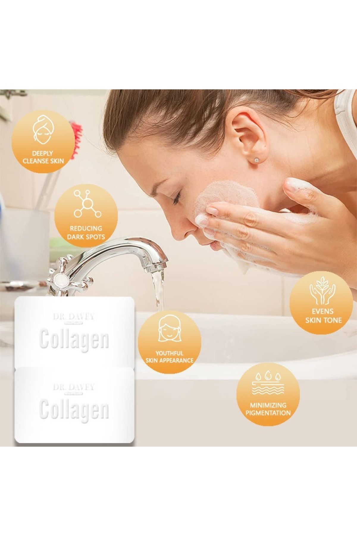 Dr. Davey-DR.DAVEY Collagen Facial Soap Double Whitening 4