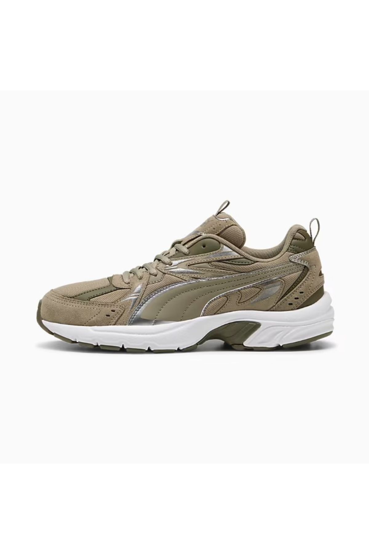 393489 15 کفش پیاده روی مردانه جیر Milenio Tech سبز خاکی Puma