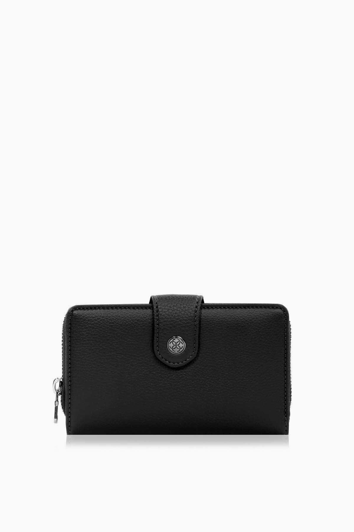 Cengiz Pakel  Orta Boy Kadın Cüzdan - 65231M - Siyah