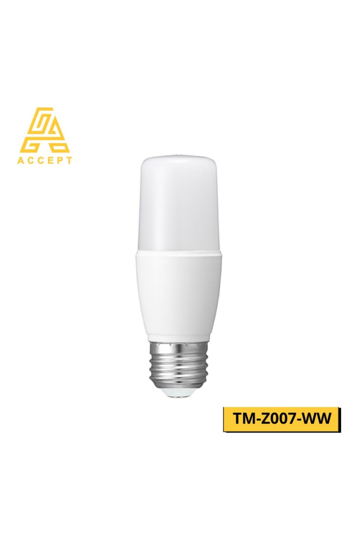 ACCEPT-7W LED Capsule Bulb with E27 Base, 3000K Yellow Light Color 2