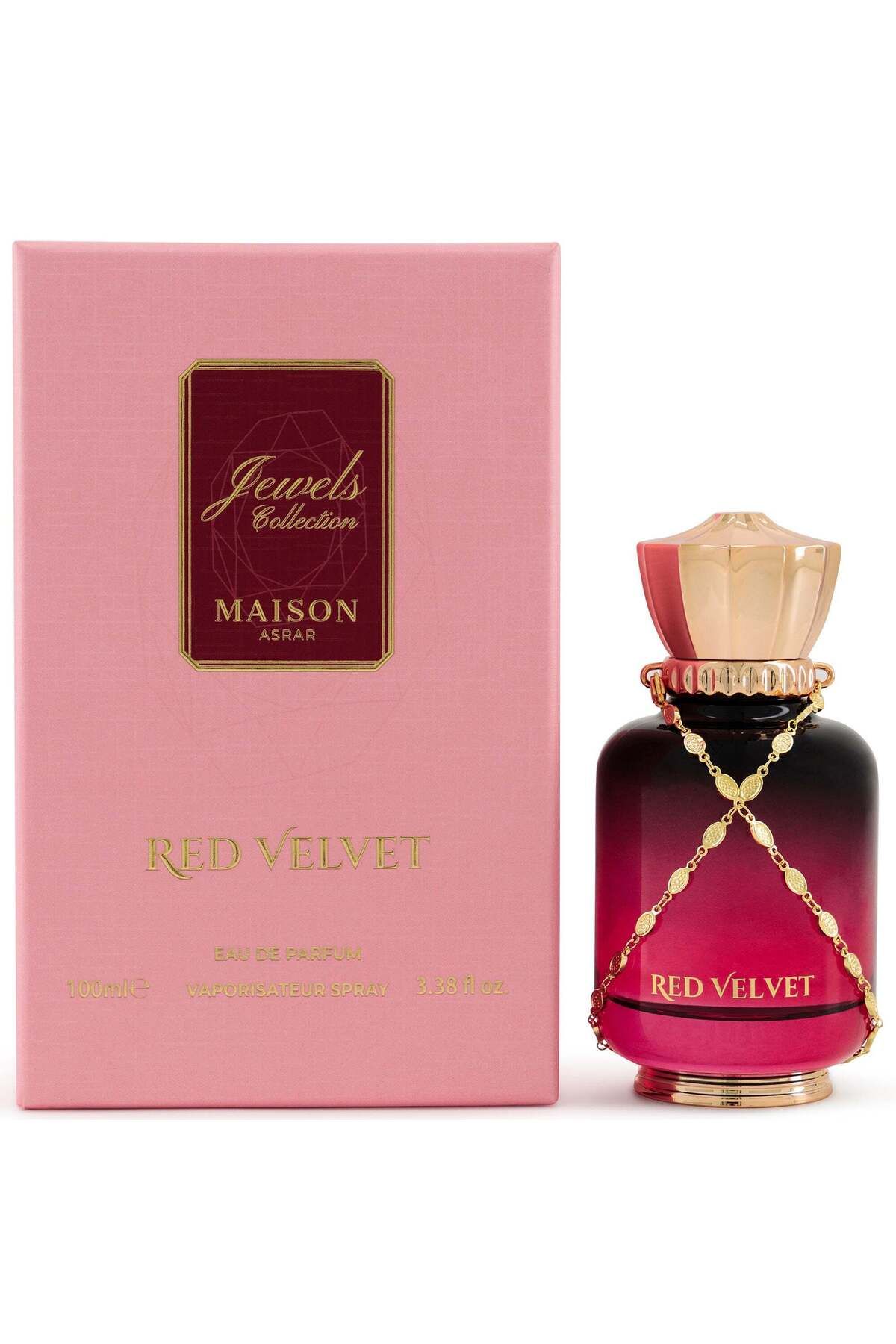 Maison Asrar-Red Velvet by Maison Asrar 100ml - Parfum arabesc original import Dubai inspirat din Burberry Her 4