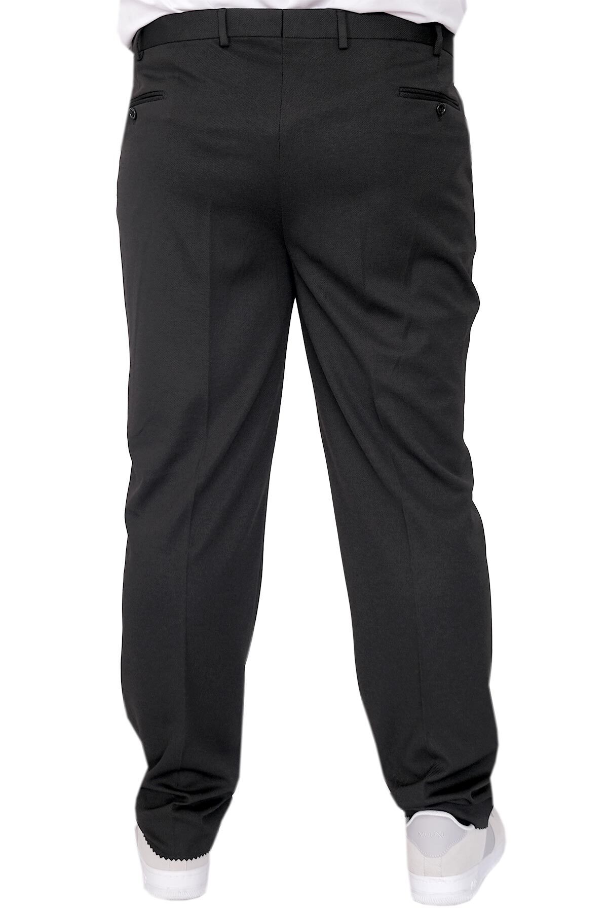 ModeXL Mode XL Büyük Beden Erkek Kumaş Pantolon Tintin 21027 Siyah görsel 4