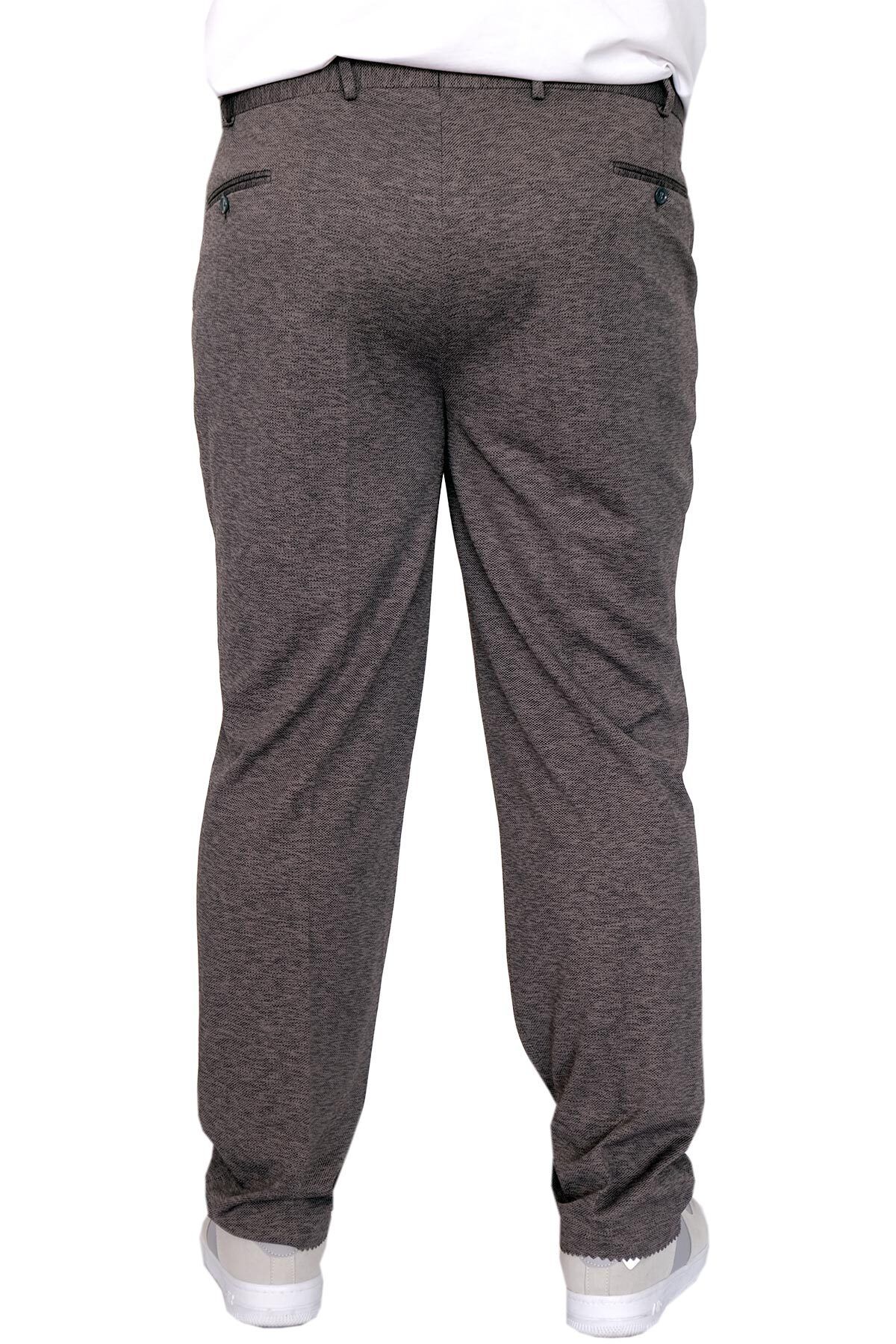 ModeXL-Pantaloni din stofă pentru bărbați de mărime mare Mode XL 21027 Gri 4