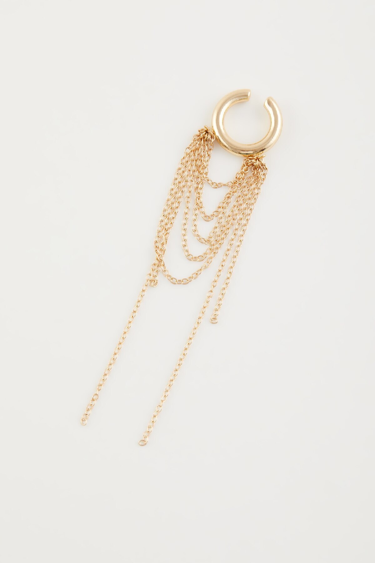 DeFacto-Damen Ohrhänger Gold Knorpel D6399AXNS 3